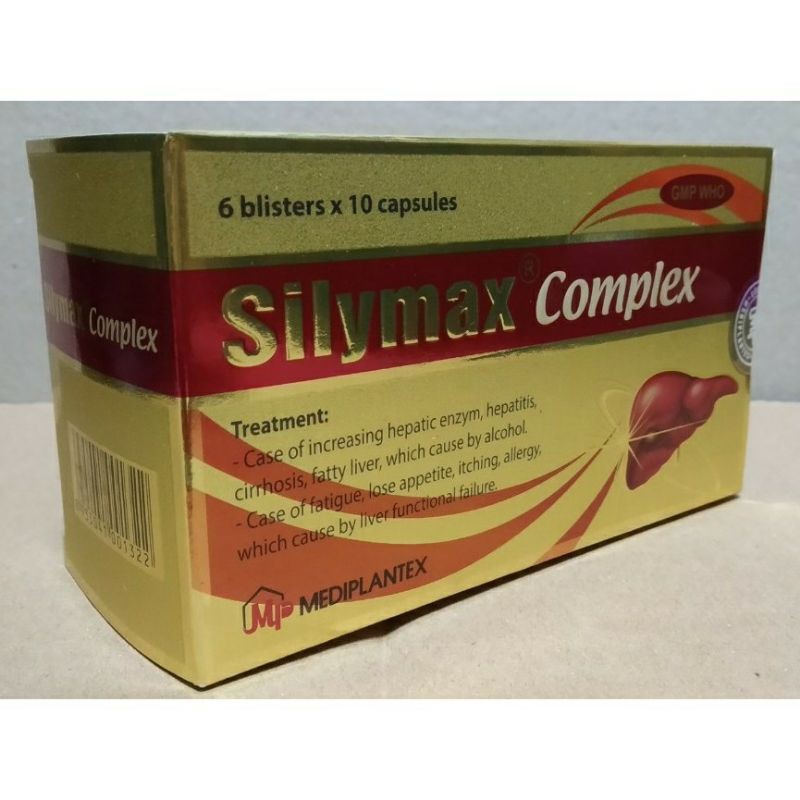 SILYMAX COMPLEX chính hãng - Giúp hạ men gan, viêm gan, xơ gan, gan nhiễm mỡ, suy giảm chức năng gan...