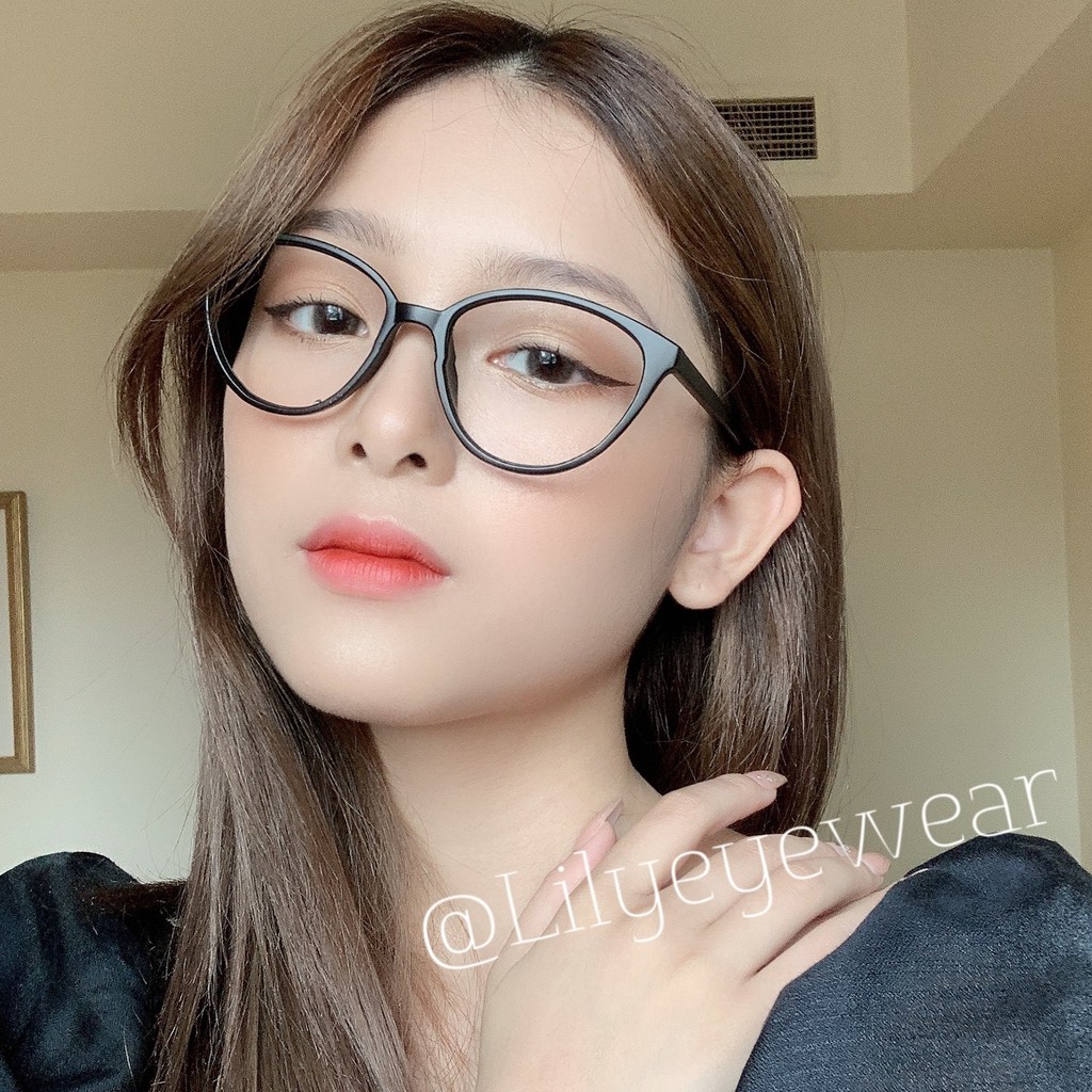 Gọng kính cận nữ LILYEYEWEAR mắt mèo dễ thương màu sắc thời trang phù hợp nhièu khuôn mặt - Y2360