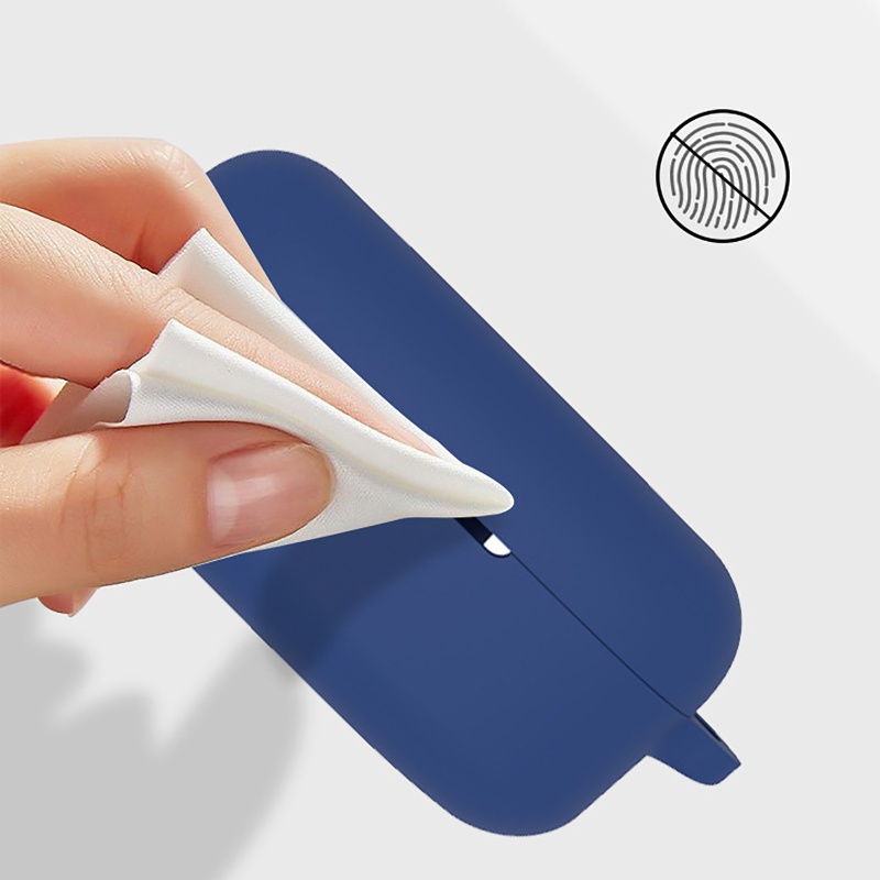 Vỏ Bảo Vệ Hộp Sạc Tai Nghe Bằng Silicon Chống Sốc Có Móc Khóa Cho Airdopes 121 V2 / 121