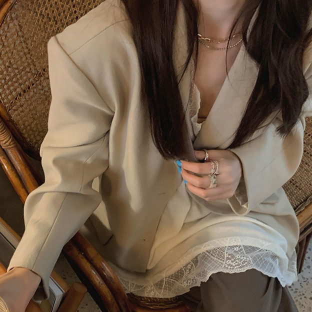 IMAODOU Áo Khoác Nữ Kiểu Dáng Thời Trang Phong Cách Hàn Quốc