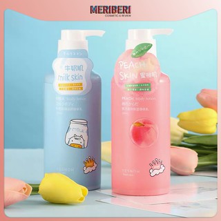 Body Lotion hương Đào & Sữa bò dưỡng thể hương thơm dịu dàng 250ml (Đang gây bão ở nội địa Trung - trên Taobao)