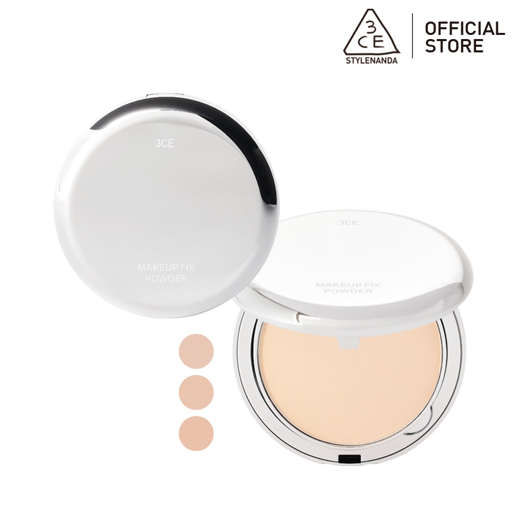 Phấn phủ 3CE cố định lớp trang điểm 9g sử dụng tiện lợi 3CE Makeup Fix Powder 9g Official Store Face Make up Cosmetic