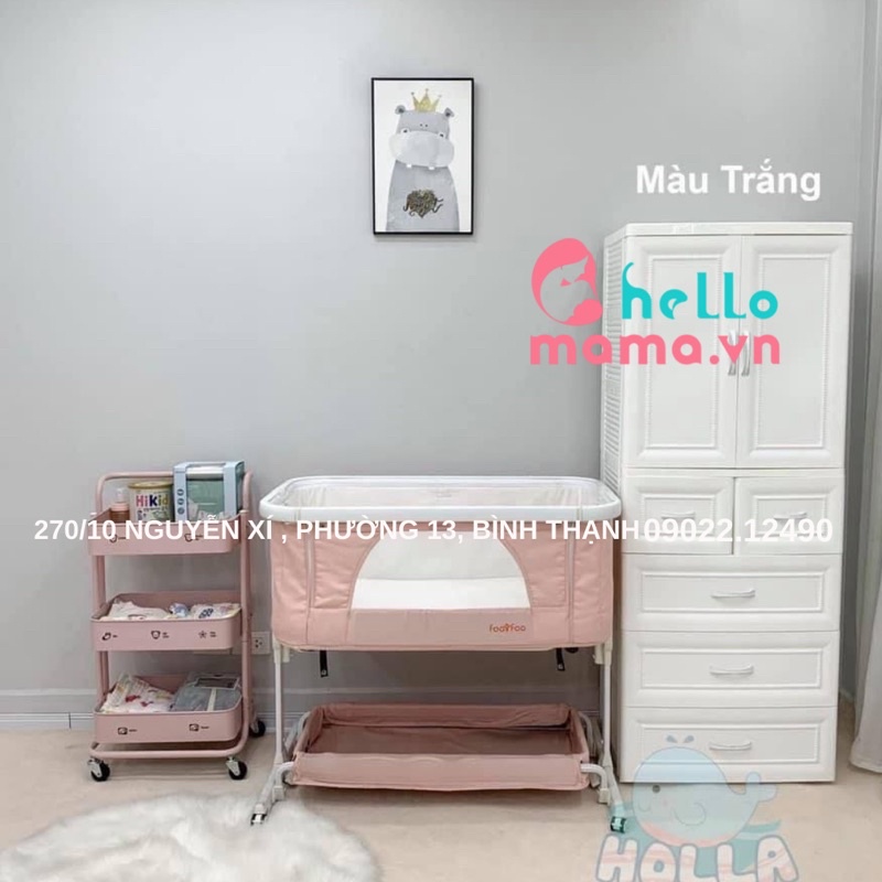 Tủ Nhựa 5 Tầng Holla Cho Bé Sang Trọng, Bền Đẹp Chắc Chắn