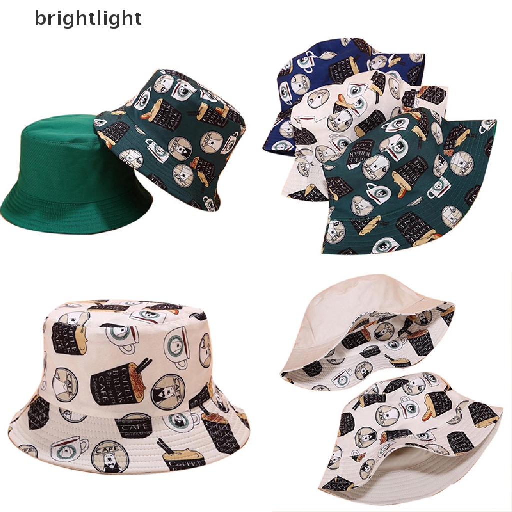 (Giảm Giá Nhẹ) Mũ bucket In Họa Tiết Động Vật Hai Mặt Mới 2019 Sử Dụng Khi Đi Du Lịch Ngoài Trời (Hàng Có Sẵn
