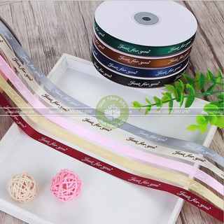 [Cuộn 6 mét] Ruy băng chữ Just for you 1cm – RB20