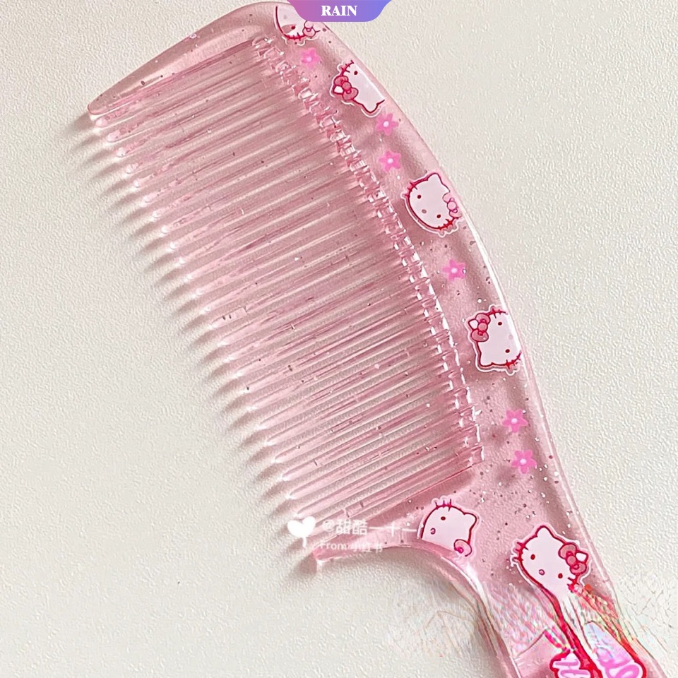 Sanrio Lược Chải Tóc Hình Hello Kitty Phong Cách Nhật Bản Đáng Yêu Cho Bé Gái