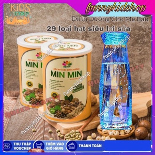NGŨ CỐC LỢI SỮA MIN MIN 29 hạt-NGŨ CỐC MIN MIN TẶNG BÌNH, NGŨ CỐC DINH DƯỠNG CAO CẤP MIN MIN 29 LOẠI HẠT