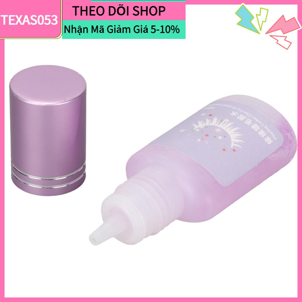 Texas053 Keo mở rộng lông mi 10ml Sấy nhanh 1 giây trong 70 ngày Kéo dài để nối