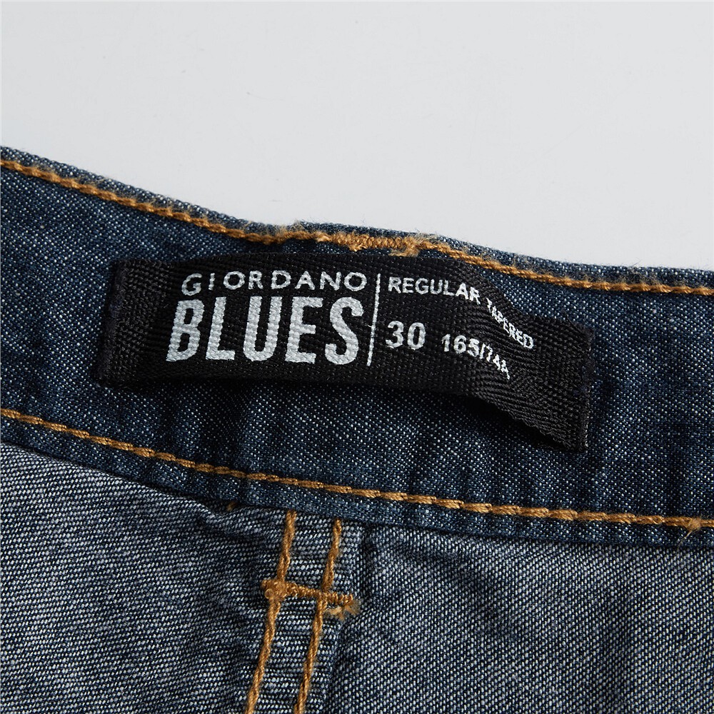 Quần Jeans Dài Nam Vải Mềm Giordano 01119011