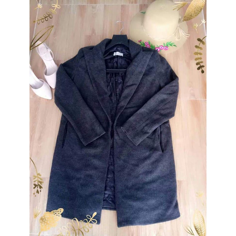 (Tặng son xịn) khi mua Áo khoác dạ dài Zara 2 lớp vô cùng sang chảnh
