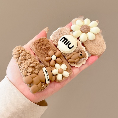 Bộ Kẹp Tóc Kiểu Hàn Quốc Dễ Thương Xinh Xắn Dành Cho Bé Gái