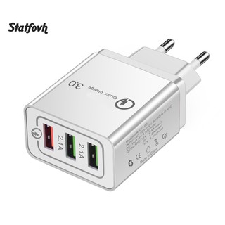 Cốc Sạc Nhanh Qc 3.0 3 Cổng Usb