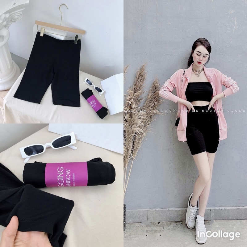 Quần Legging Nữ Dáng Lửng Siêu Tôn Dáng, Chất Co Giãn Mặc Lên Form Cực Xinh