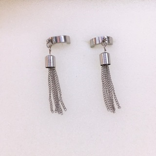 KHUYÊN TAI MIX HOẠ TIẾT DÂY DÀI/ THÉP Y TẾ KHÔNG HAN GỈ (ảnh thật)