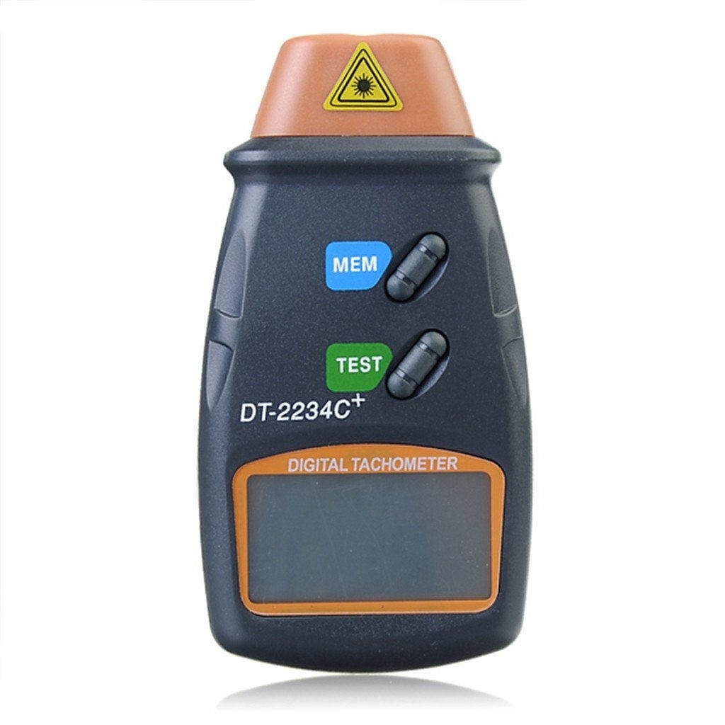 Máy đo tốc độ vòng quay kỹ thuật số màn hình LCD bằng tia laser không tiếp xúc DT2234C+