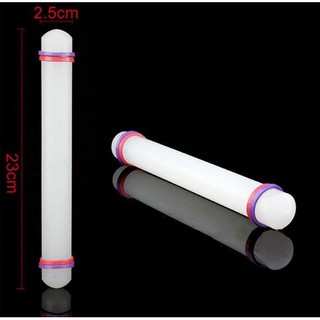 Cây cán lăn bột nhựa đúc 23cm