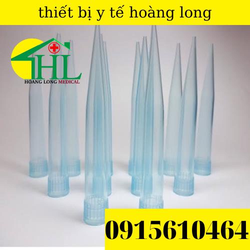 [ Combo 5 Túi ] Đầu Côn Xanh Thường ( Không Khía) 1000ul Dùng Cho Gilson Pipette Túi 500 Cái