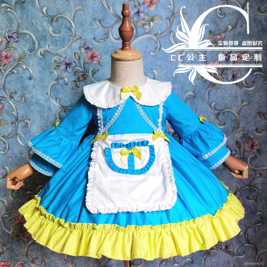 Đầm công chúa phong cách Lolita phương Tây thời trang thu đông cho bé gái