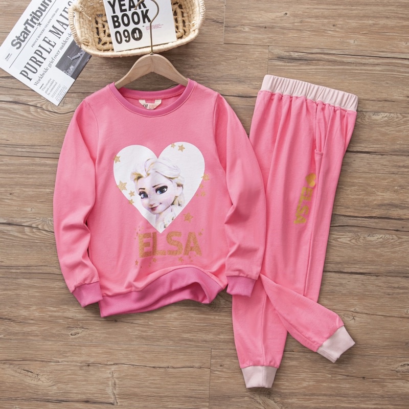 GIÁ SỐC  Bộ nỉ da cá bé gái xuất dư cực mềm mịn 18-43kg