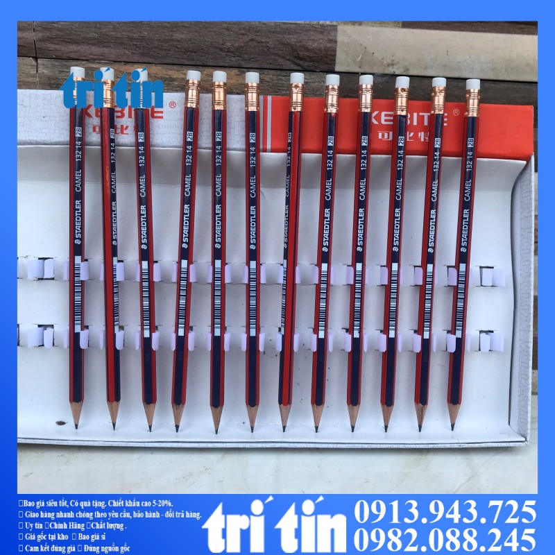 Bút chì gỗ Staedtler 2B CAMEL 132 14