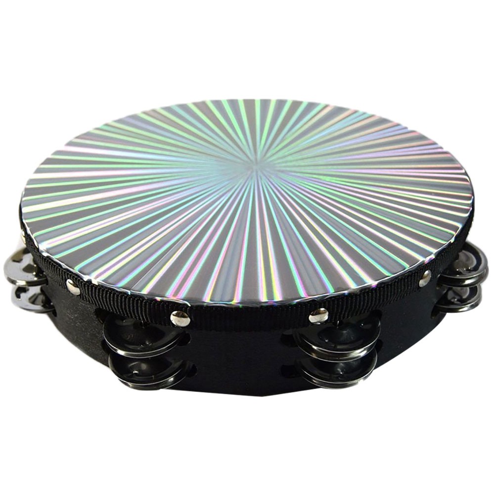 Nhạc cụ Tambourine bằng kim loại kích thước 8/10 Inch