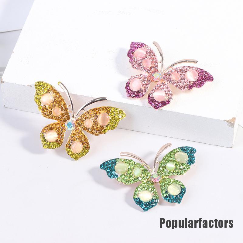 Ghim Cài Áo Hình Bướm Sang Trọng