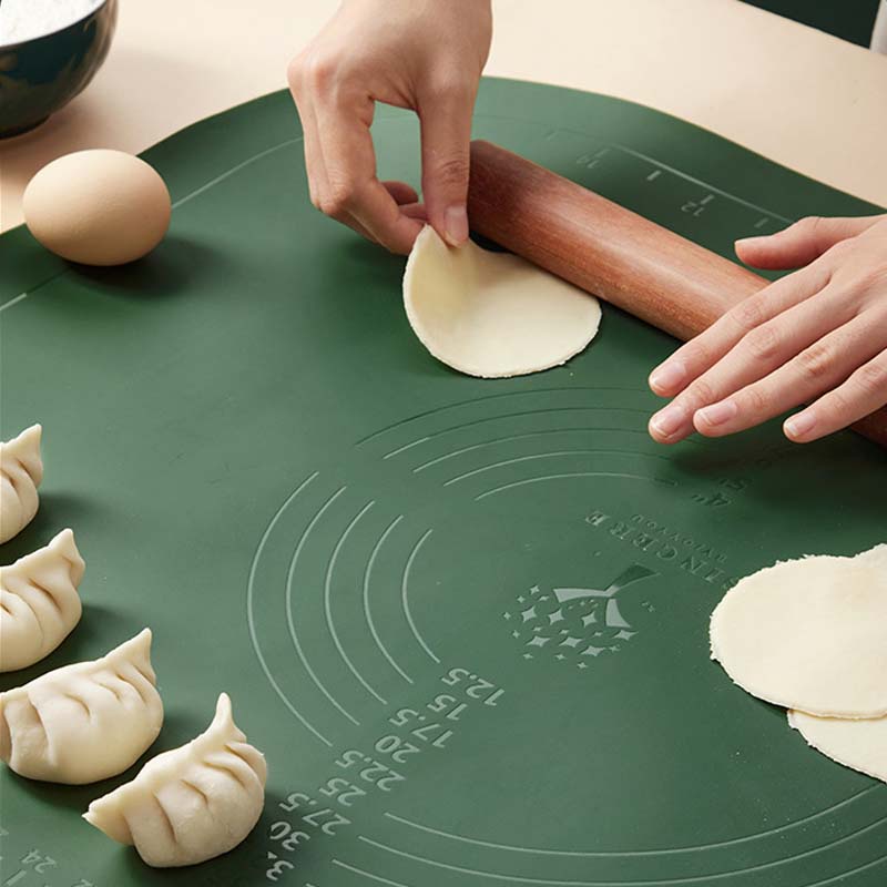 Thảm Nhào Bột Làm Bánh Bằng Silicon Chống Trượt 75 * 50cm Có Thể Tái Sử Dụng