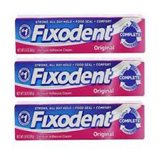 Keo dán răng giả Fixodent