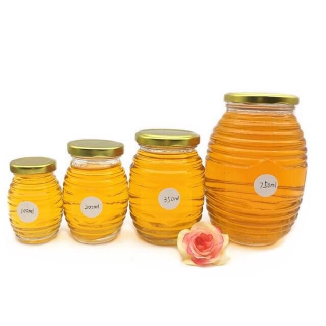 Hủ ong thuỷ tinh 100ml - 750ml nắp thiếc