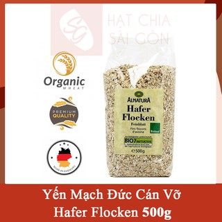 Yến Mạch Hafer Flocken Đức 500g Cán Vỡ Cán Mỏng