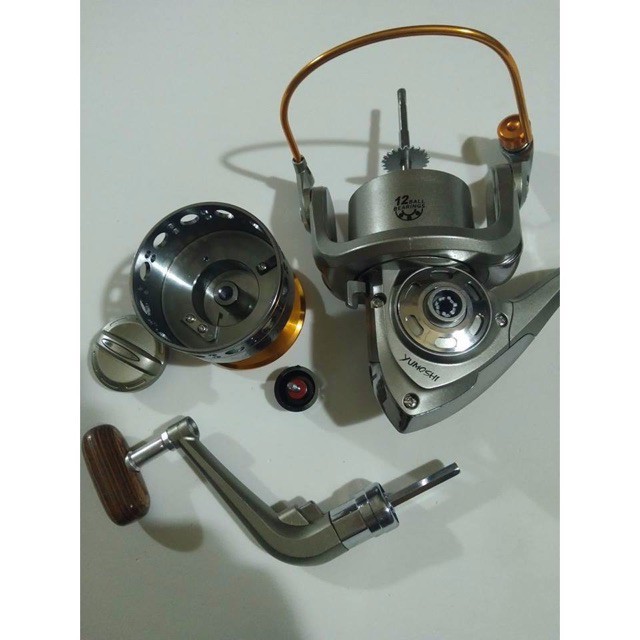 (Có video)bộ cần câu 2 khúc 2m7 ,máy yumoshi lc 7000 kèm trọn bộ phụ kiện (rẻ vô địch) giảm giá sele y hình