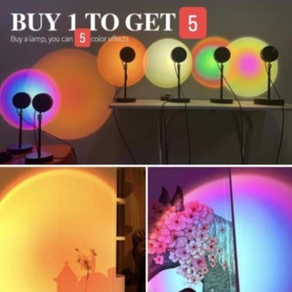 Đèn Led Trợ Sáng Livesteam 4 Màu Tiktok Hoàng Hôn, Cầu Vồng, Mặt Trời, RainBow Hot Tiktok 2021