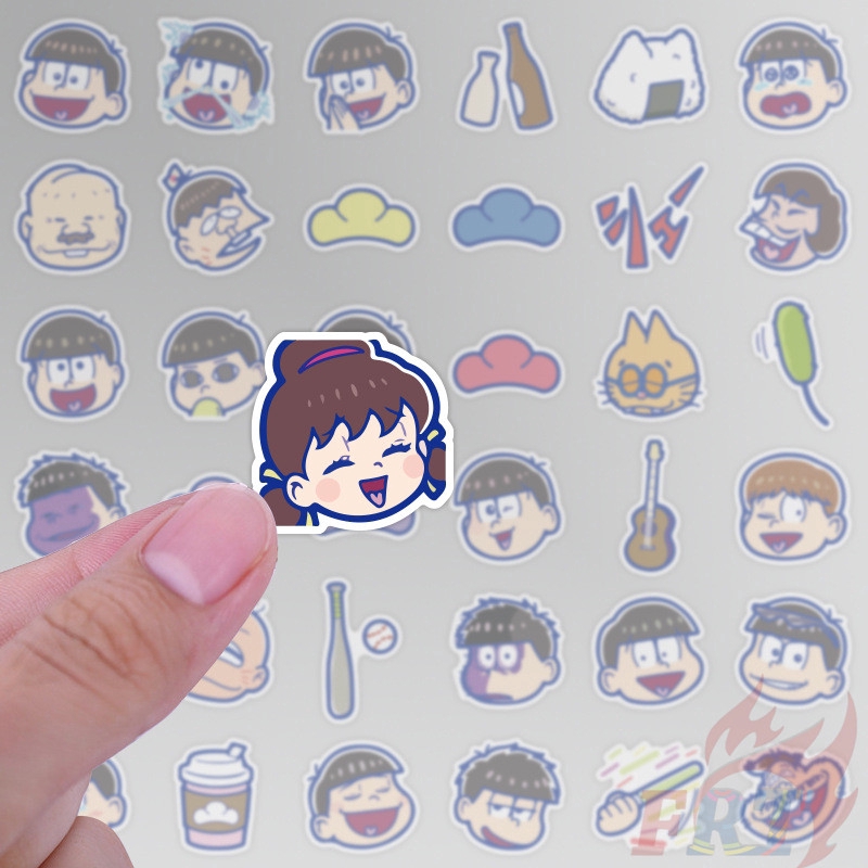 Set 40 Miếng Dán Trang Trí Hình Anime Độc Đáo