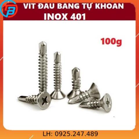 Vít đầu bằng tự khoan inox 401 CÁP THÉP Thái Bình VinàN
