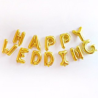 Bóng Chữ Happy Wedding