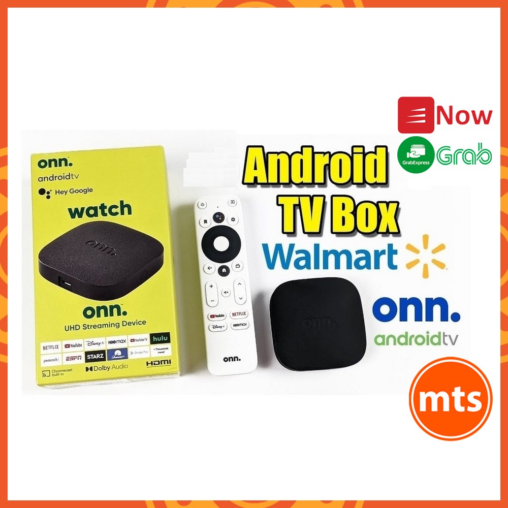 Android TV Box Onn. - AndroidTV 10 CE, Netflix 4K cấp phép chính hãng - Minh Tín Shop