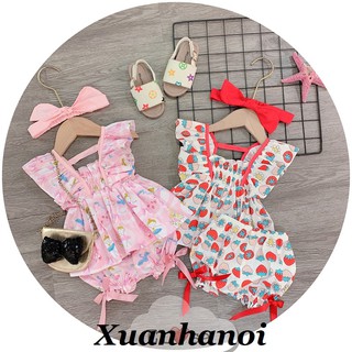 Bộ bé gái cánh tiên có Tuban 2 mầu Đỏ Hồng XHN565