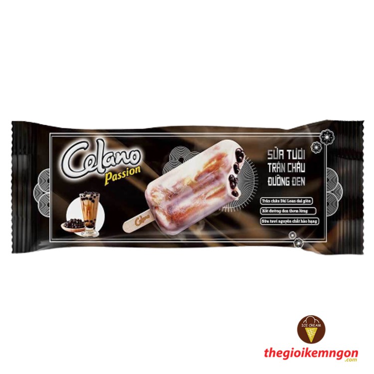 Kem sữa tươi trân châu đường đen Celano Passion 70ML