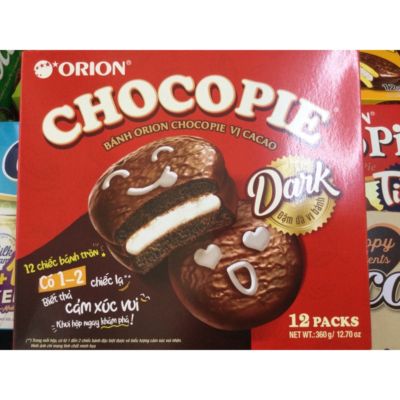 bánh chocopie vị Cacao Dark