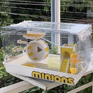 Bậc thang chủ đề hoạt hình MINION nhân vật nâng cấp trang trí lồng chuồng hamster