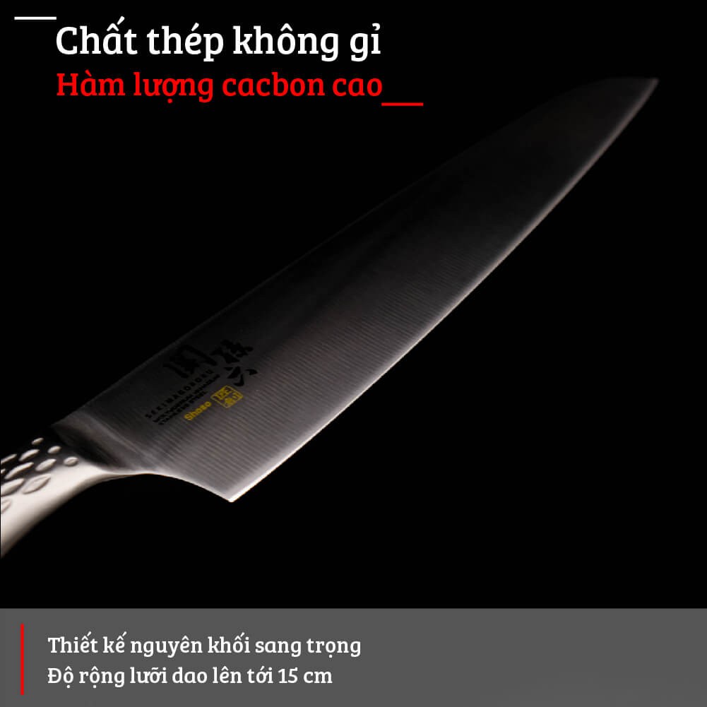 Dao bếp Nhật cao cấp KAI Shoso Chef - Dao thái thịt cá AB5159