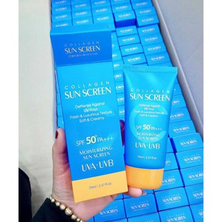 Kem chống nắng 3W Clinic Collagen Sun Block Supper Uv SPF 50+