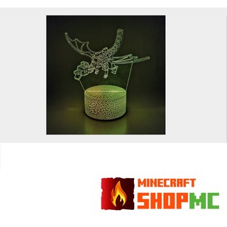Đèn Led 3D Minecraft – Điều khiển từ xa
