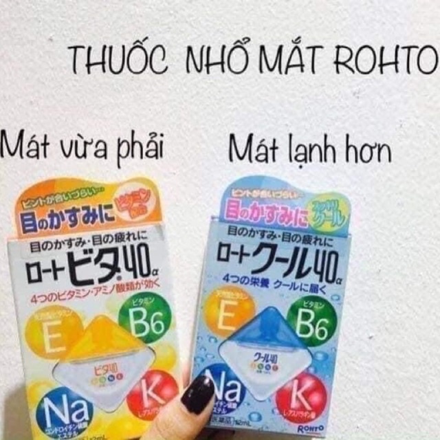 Nước nhỏ mắt Rohto vitamin Nhật bản