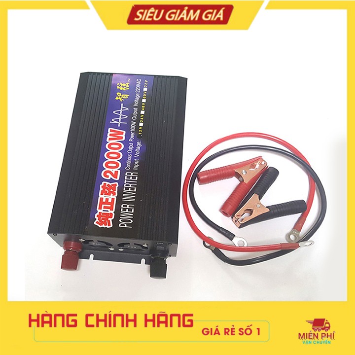 Bộ Kích Điện 2000W Nguồn 12V Sin Chuẩn