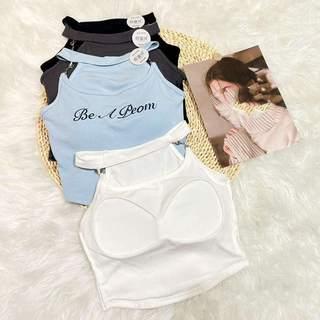 Áo croptop cotton cá tính - Áo bra nữ mút mỏng, thiết kế gợi cảm ZANABRA B517