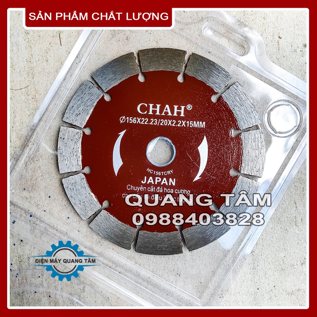 Lưỡi Cắt Bê Tông - Gạch - Đá 156mm CHAH