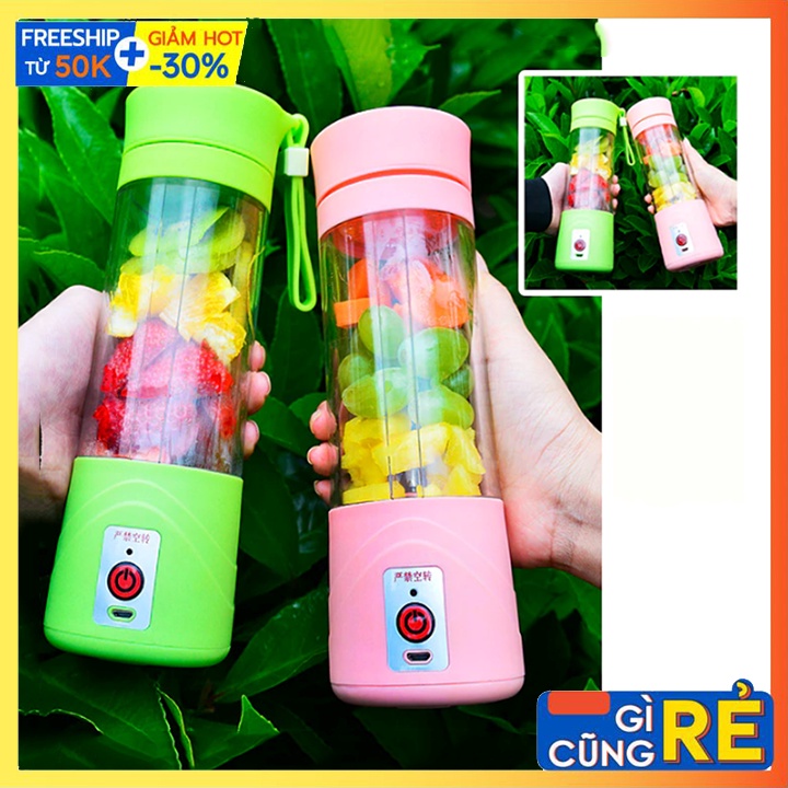 Máy xay sinh tố dung tích 380ml pin 1500mah máy xay sinh tố cầm tay