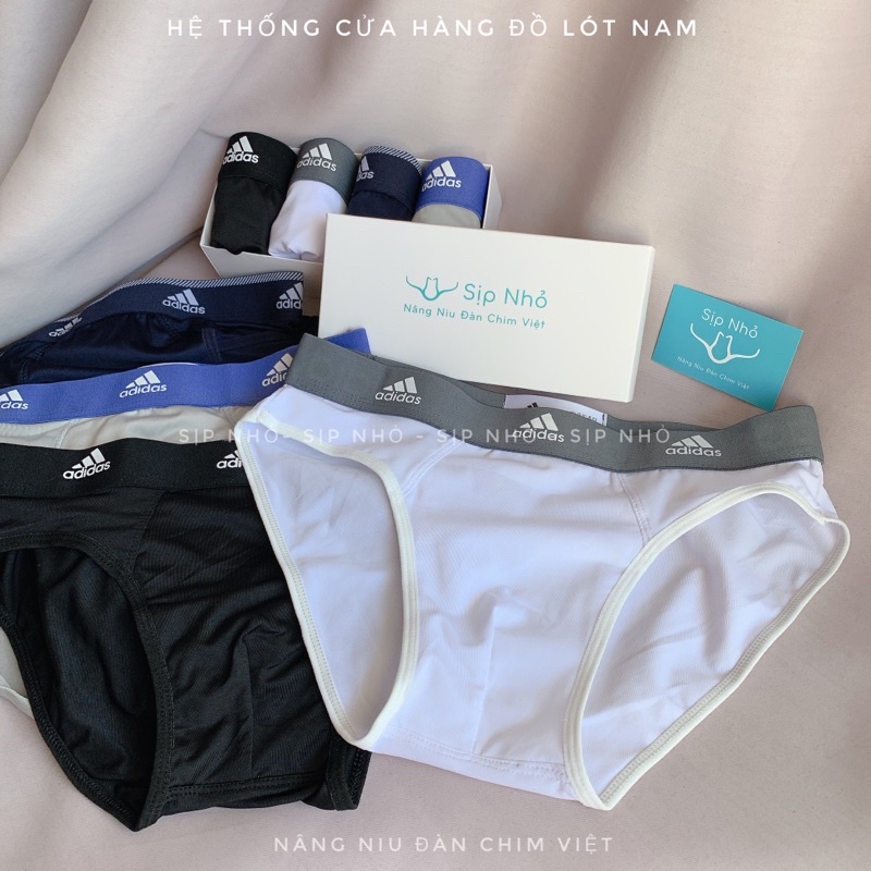 Quần lót tam giác quần sịp tam giác nam add thun lạnh co dãn thoải mái