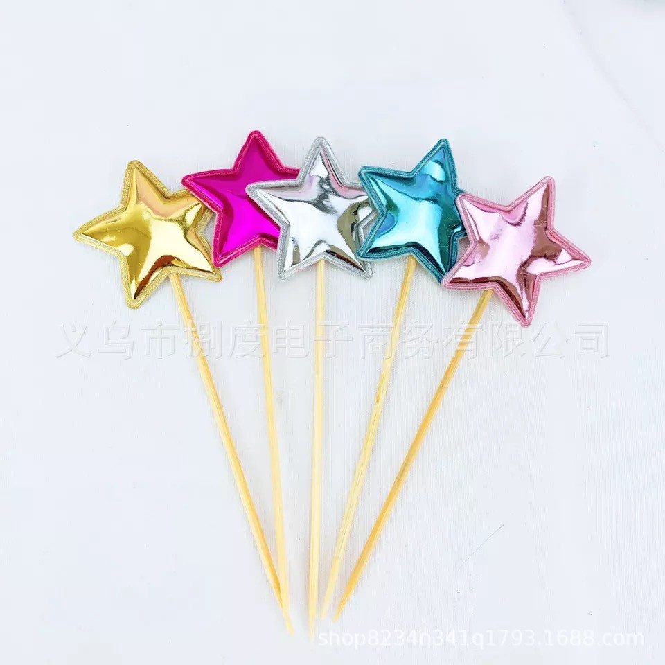 Set que cắm sao da nhiều màu